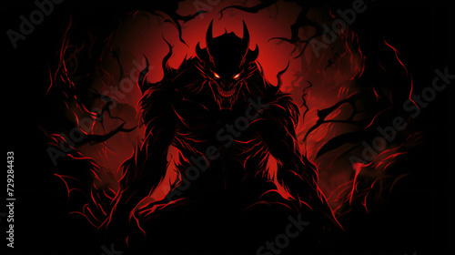 Demon of evil