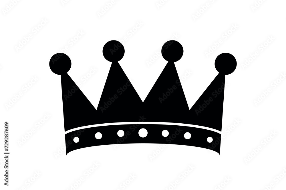 black crown icon, simple vector illustration, power, dominance, glory, achievement, strength, and bravery symbol black crown icon, simple vector illustration, power, dominance, glory, achievement, strength, and bravery symbol