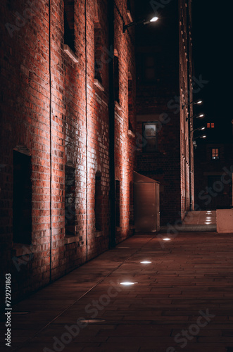 Photos Red Brick Victorian Warehouses At The Historic Docks At Gloucester At Night