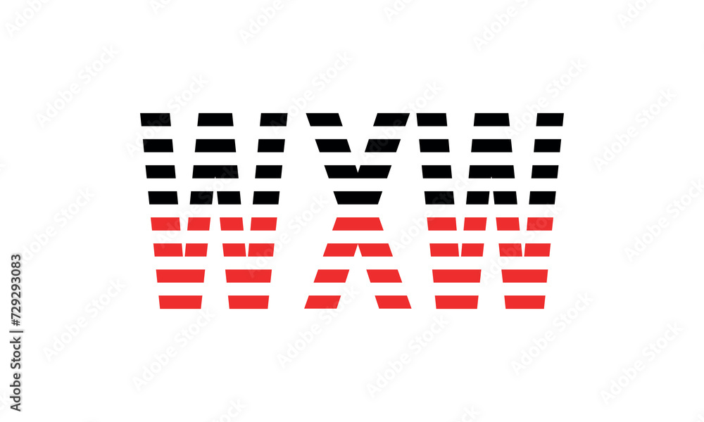 WXW three initial letter iconic line negative space minimal logo design vector template. monogram, abstract, wordmark, business, typography, minimalist, brand, company, flat, modern, unique, simple WXW three initial letter iconic line negative space minimal logo design vector template. monogram, abstract, wordmark, business, typography, minimalist, brand, company, flat, modern, unique, simple