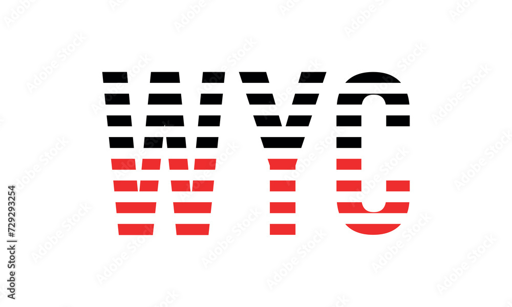 WYC three initial letter iconic line negative space minimal logo design vector template. monogram, abstract, wordmark, business, typography, minimalist, brand, company, flat, modern, unique, simple WYC three initial letter iconic line negative space minimal logo design vector template. monogram, abstract, wordmark, business, typography, minimalist, brand, company, flat, modern, unique, simple