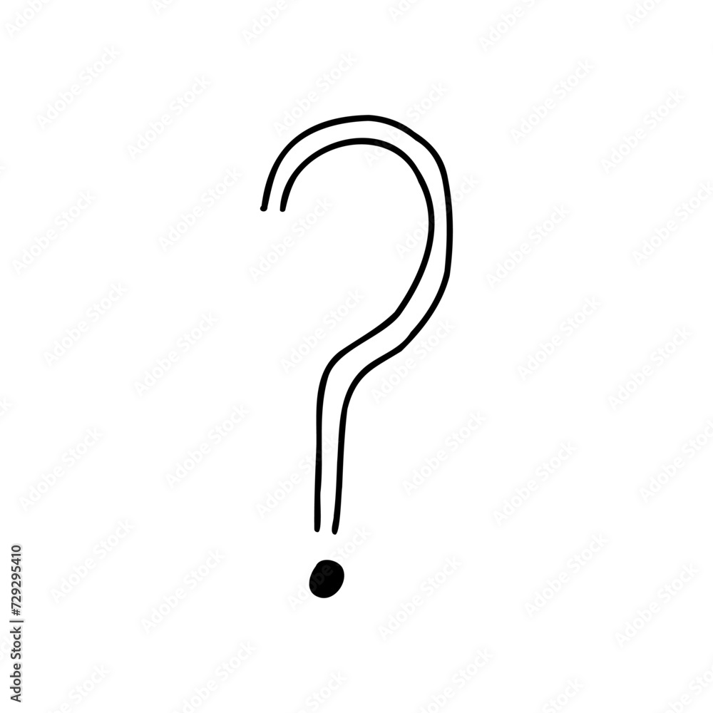 Questions marks. Hand drawn doodle ask sign set. Vector Who Why FAQ symbol Questions marks. Hand drawn doodle ask sign set. Vector Who Why FAQ symbol