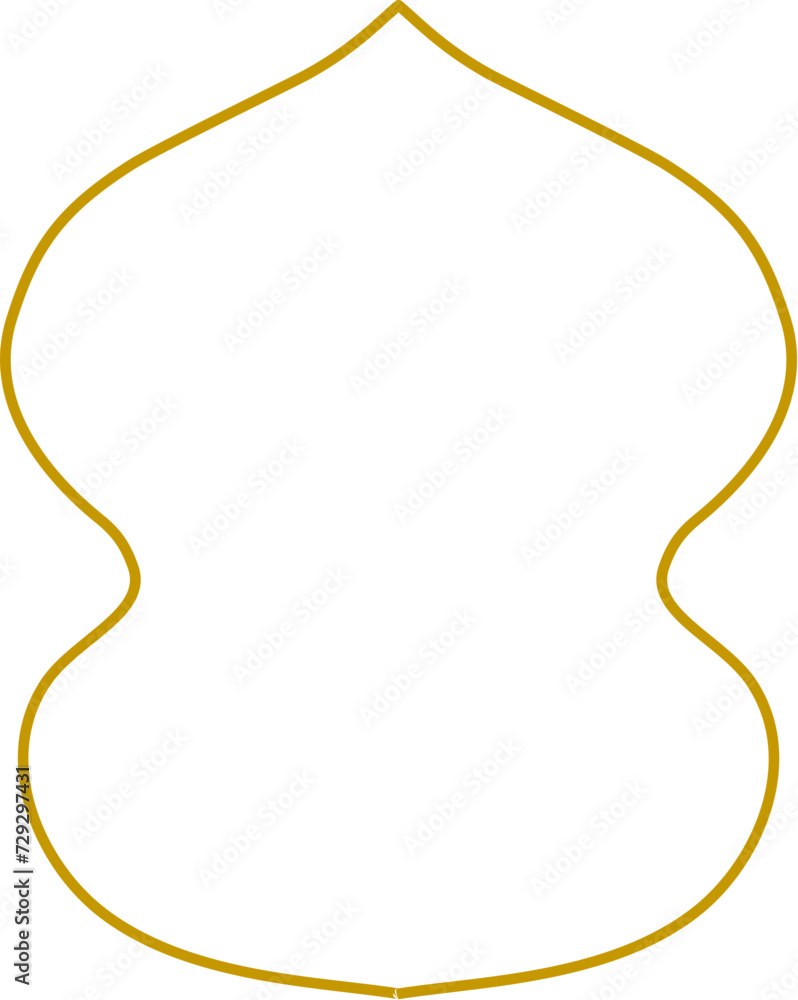 illustration of an islamic frame illustration of an islamic frame