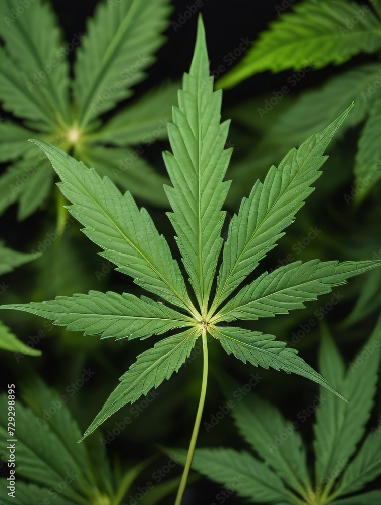 Photo Of Background From The Marijuana Leaf, Design Pattern Artwork Photo Of Background From The Marijuana Leaf, Design Pattern Artwork