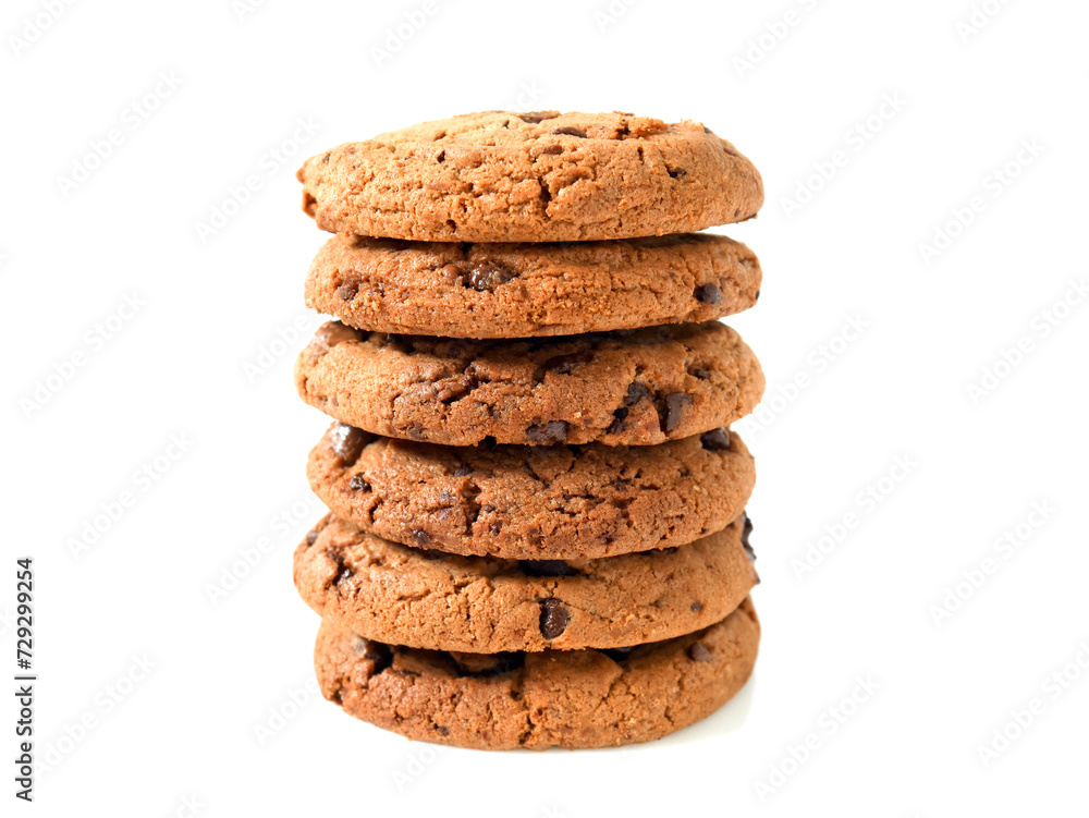 Stack of chocolate chip cookies Stack of chocolate chip cookies