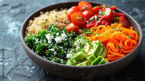 Fresh Vegetarian Salad Bowl