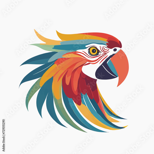 macaw logo on a white background 