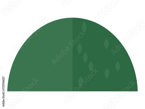 Bush vector illustration. The foliate richness leafy bushes adds depth to natural landscape Herbal thickets stand as testament to interconnectedness plant and wildlife The bush concept invites
