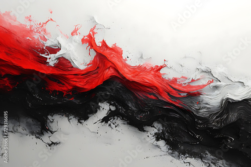 Fototapeta Naklejka Na Ścianę i Meble -  black and red abstract background