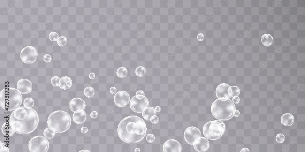 Bubble. Air bubbles over water on a transparent background. Bubble. Air bubbles over water on a transparent background.