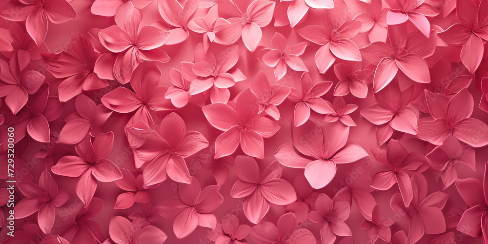 Floral Pink Wallpaper: Elegant Pink Floral Pattern Wallpaper Creating a Stylish Background