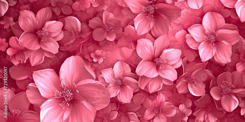 Floral Pink Wallpaper  Elegant Pink Floral Pattern Wallpaper Creating a Stylish Background