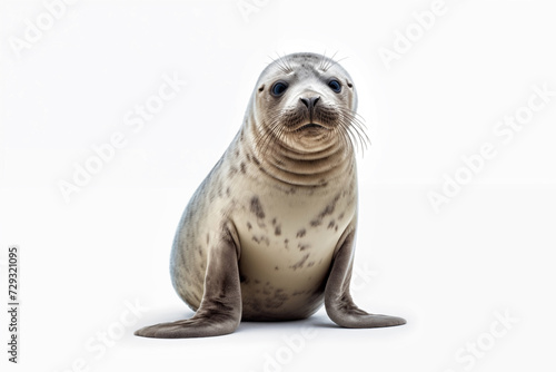 Common seal isolated on white background