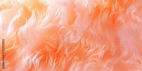 Peachy Keen Wallpaper: Subtle Peach Colored Wallpaper with a Fuzzy Texture © Lila Patel