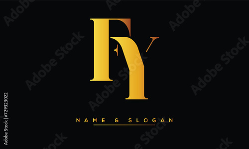 FY, YF, F, Y Abstract Letters Logo Monogram