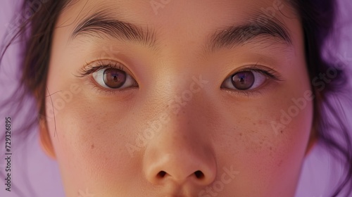 Delicate Features of a Korean Woman