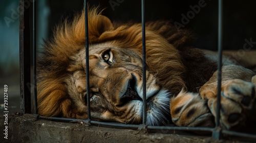 Confined Lion