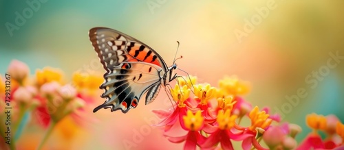 Butterfly on a flower.