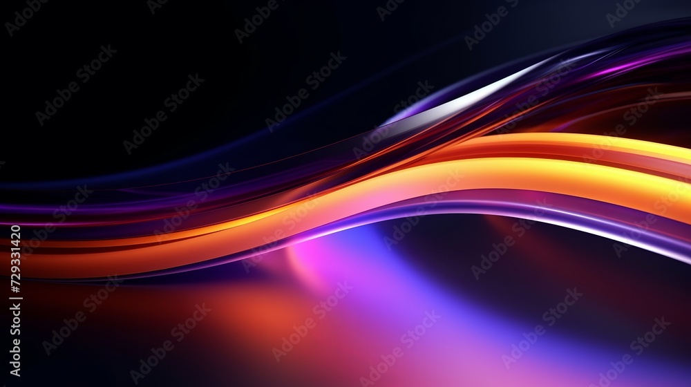 Colorful motion elements with neon led illumination. Abstract futuristic background Colorful motion elements with neon led illumination. Abstract futuristic background