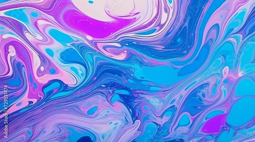Colorful abstract painting background. Liquid marbling paint background. Fluid painting abstract texture. Intensive colorful mix of acrylic vibrant colors