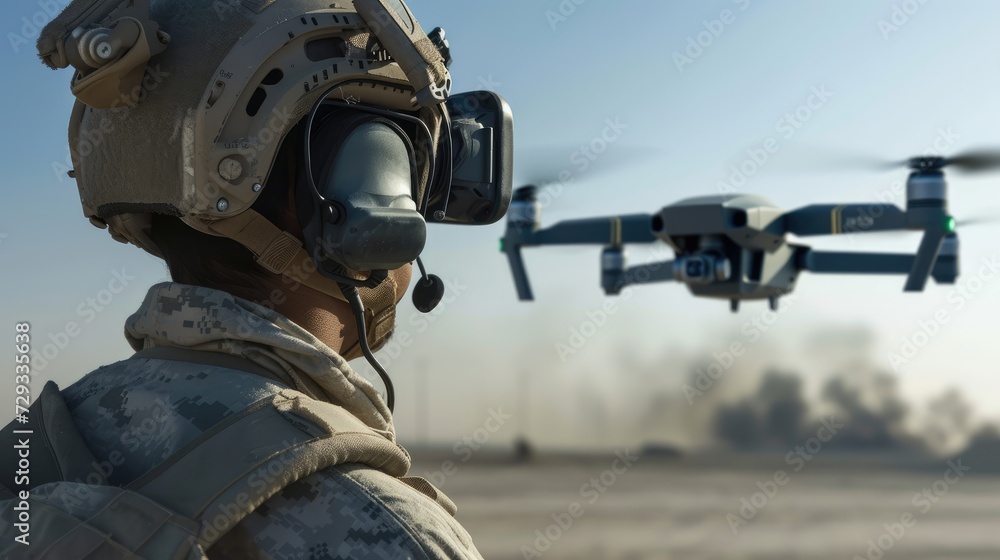 Modern warfare, drone attack Modern warfare, drone attack