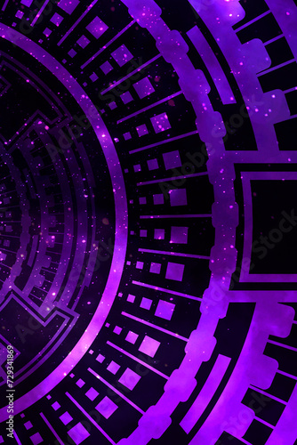 Futuristic neon background....