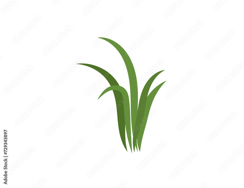 Green grass. Gazon. Vector icon. web version. Green grass. Gazon. Vector icon. web version.