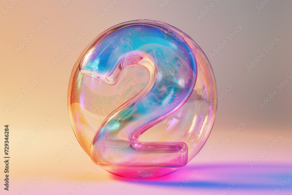 Soap bubble number Soap bubble number