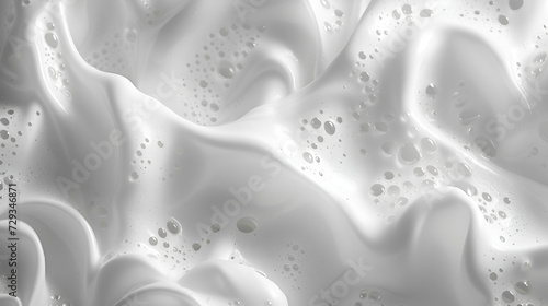Abstract background white soapy foam texture.generative ai © Chaman