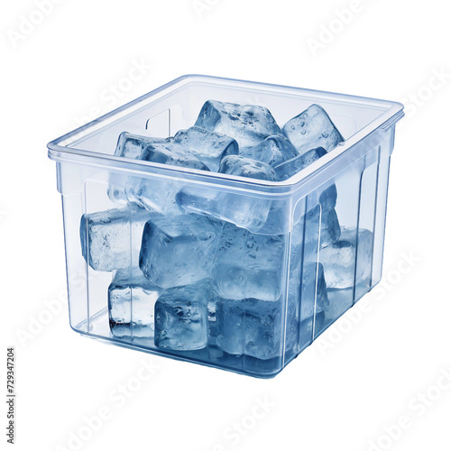 Ice Storage Bin on transparent background photo