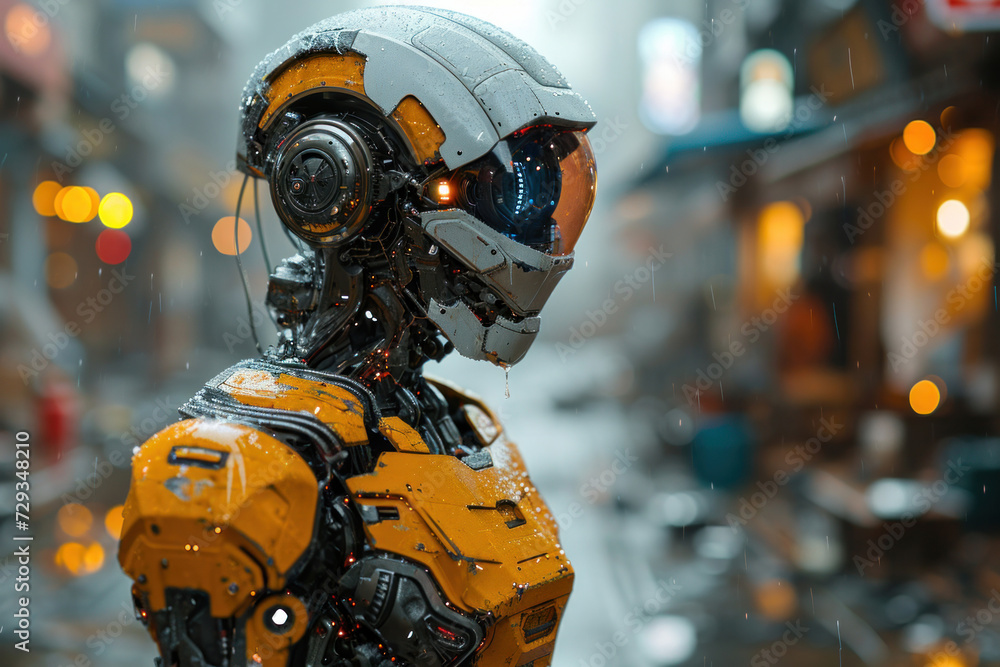 The impact of new technologies on the global crisis. Artificial intelligence of cyborgs. Machine learning and artificial intelligence concept in computer electronic technology style The impact of new technologies on the global crisis. Artificial intelligence of cyborgs. Machine learning and artificial intelligence concept in computer electronic technology style