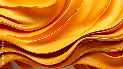 Abstract Golden Waves