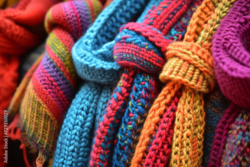 Charity organization initiating a community-driven project - where volunteers knit scarves for distribution in homeless shelters - providing warmth and support to those in need. © Davivd