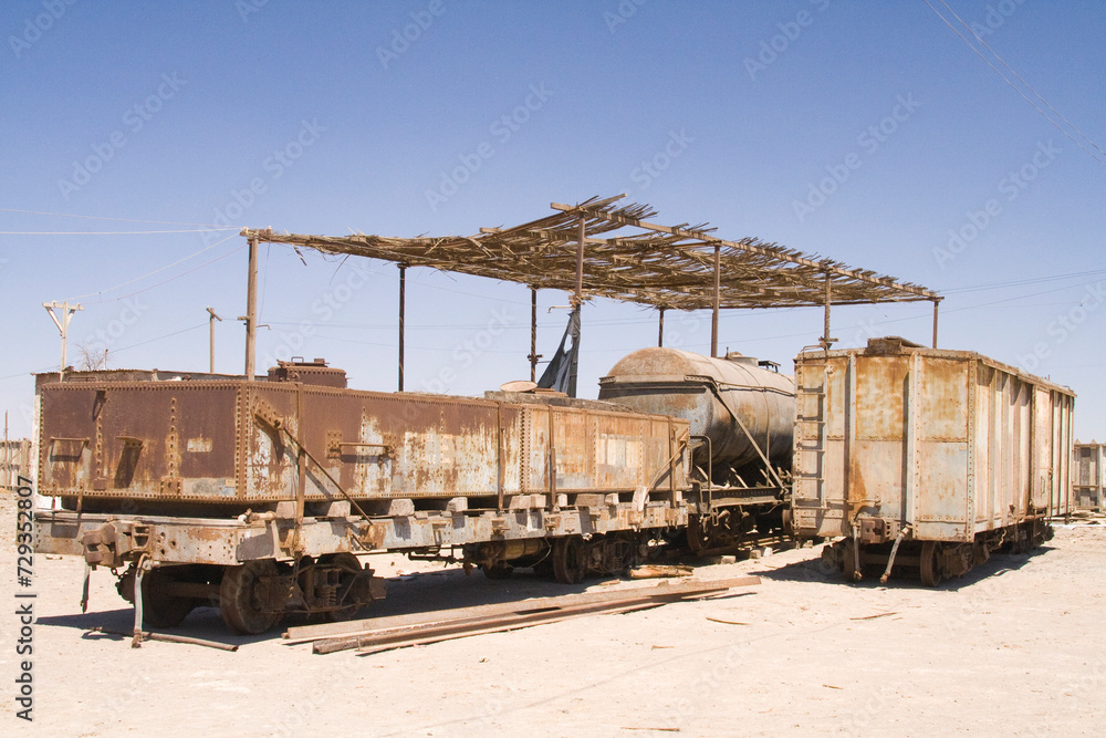 Geisterstadt Humberstone und Santa Laura Salpeterwerke, Chile, Südamerika