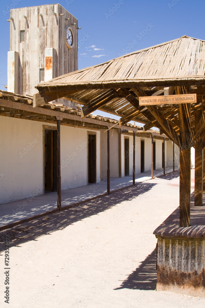 Geisterstadt Humberstone und Santa Laura Salpeterwerke, Chile, Südamerika