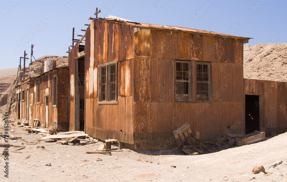 Geisterstadt Humberstone und Santa Laura Salpeterwerke, Chile, Südamerika