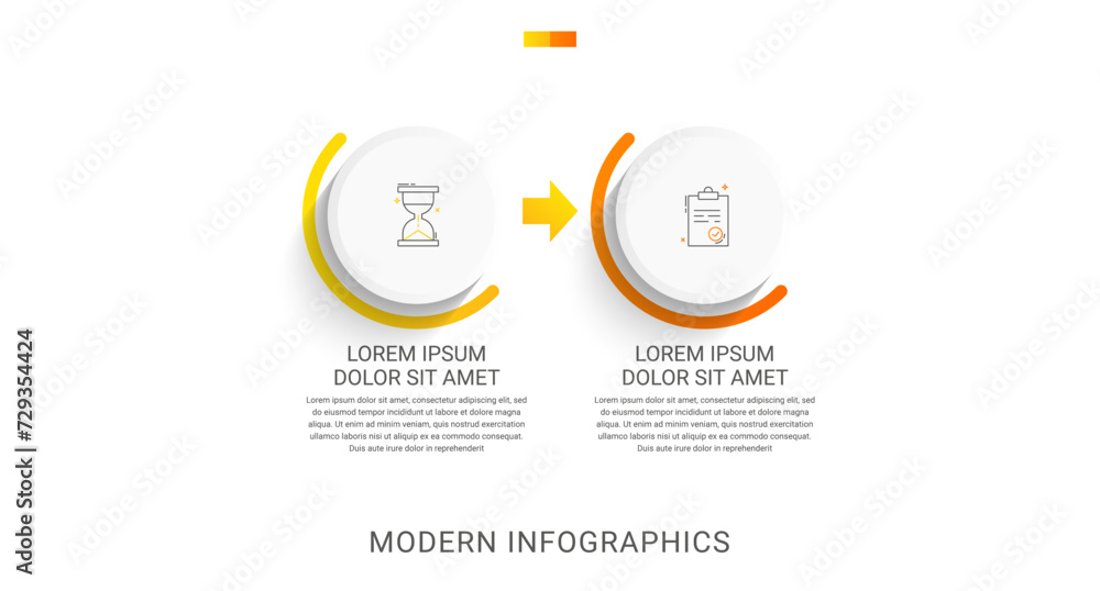 vector button timeline infographic, diagram chart,... Business vector infographics with two circles and arrows. Timeline ...