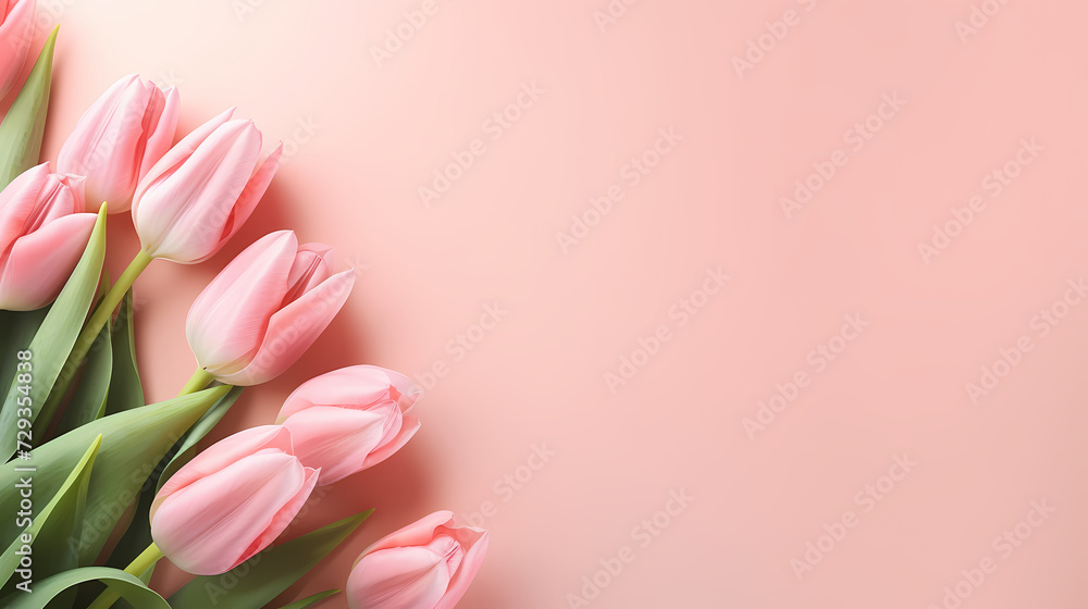 Women's Day or Mother's Day theme background, decorative flower background pattern