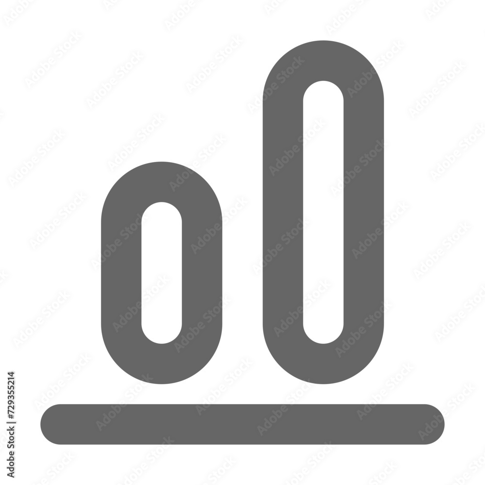 Chart icon outline style. Graph icon vector Chart icon outline style. Graph icon vector