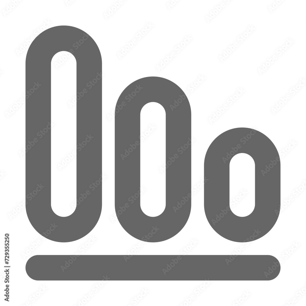 Chart icon outline style. Graph icon vector Chart icon outline style. Graph icon vector