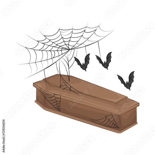 Illustration of coffin 