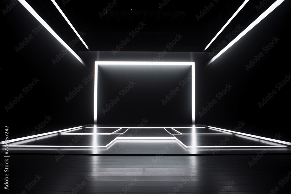 Modern dance stage light background. Stage lighting performance show ...