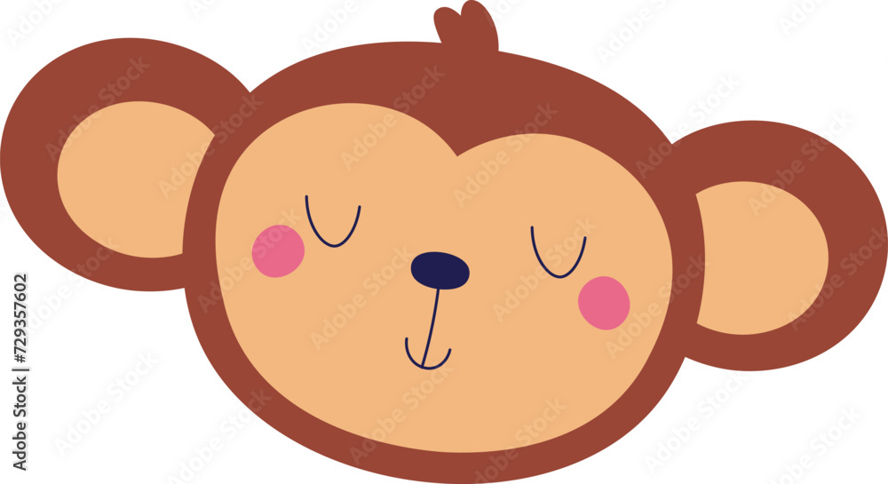 Monkey Animal Face Monkey Animal Face