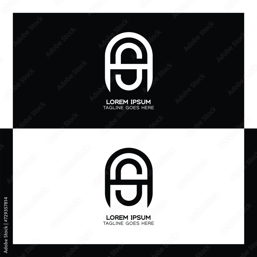 AS initial letter logo. Alphabet A and S pattern design monogram AS initial letter logo. Alphabet A and S pattern design monogram