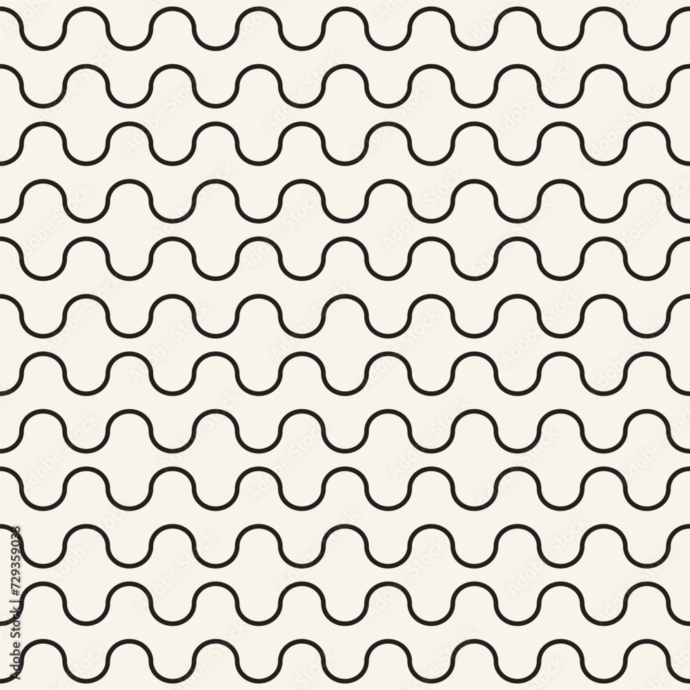 Vector seamless pattern. Repeating geometric elements. Stylish monochrome background design. Vector seamless pattern. Repeating geometric elements. Stylish monochrome background design.