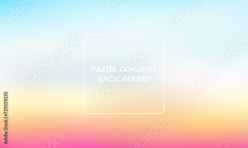 Gradient pastel abstract background with colorful color, eps 10
