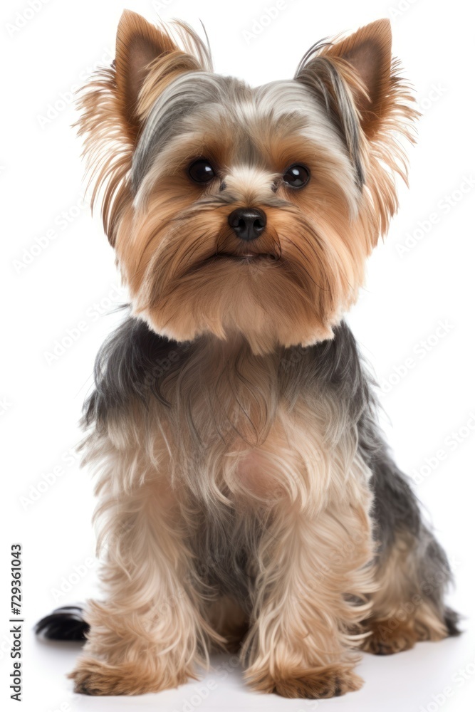 Yorkshire Terrier isolated on white background Yorkshire Terrier isolated on white background