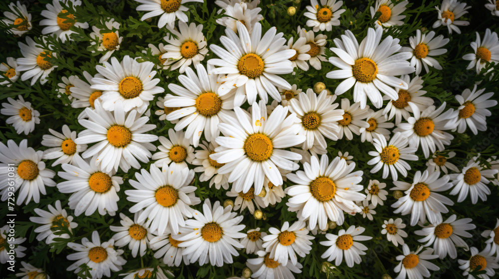 daisies in a spring meadow setting daisies in a spring meadow setting