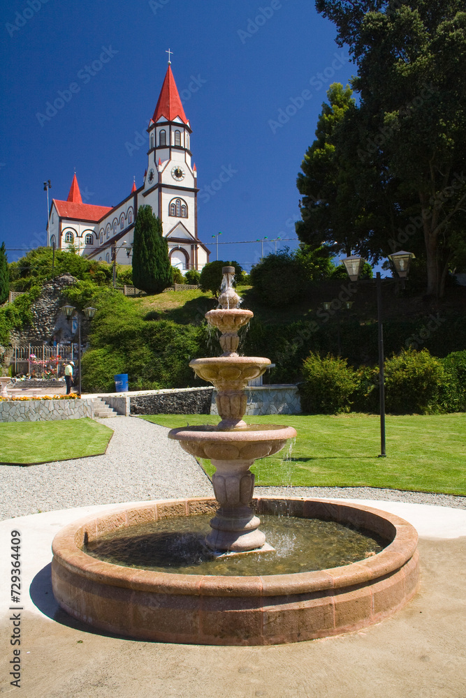Kirche, Puerto Varas, Seengebiet, Chile, Südamerika