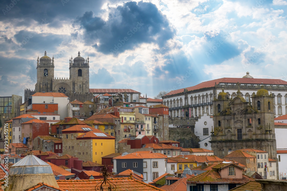 Cityscape and skyline in Porto, Portugal